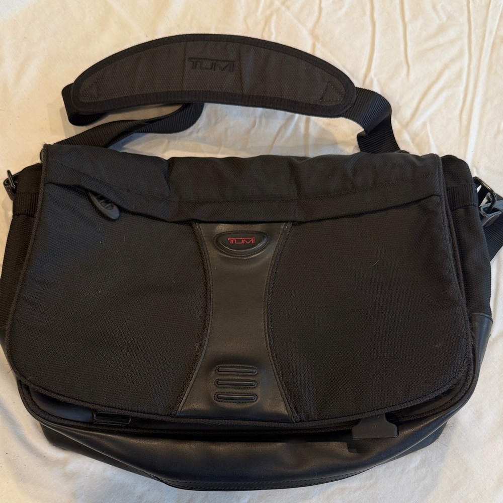 Tumi Classic Black Messenger Bag